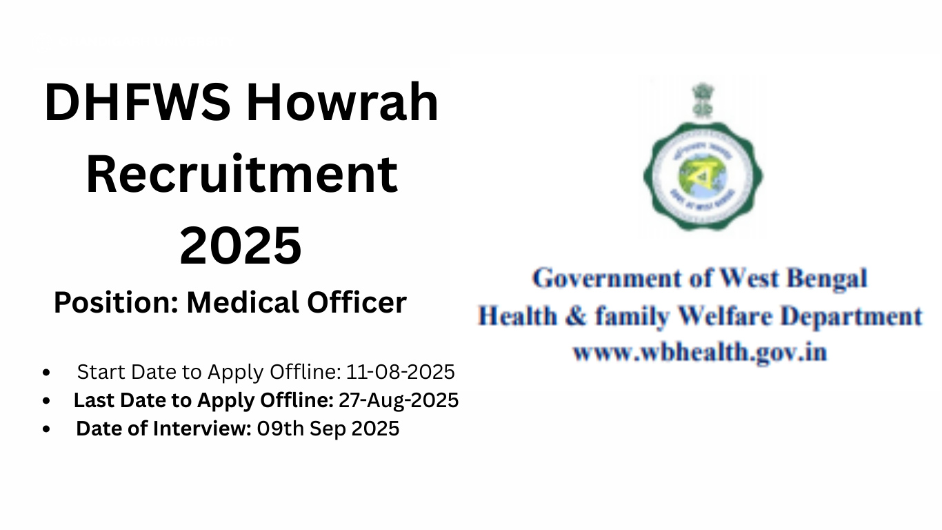 Medical Officer DHFWS Howrah